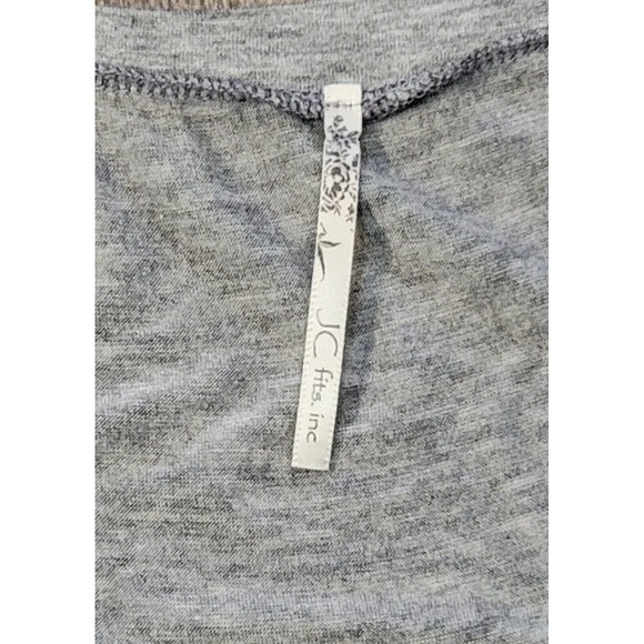 JC Fits Inc Gray Rebel Tank Top Shirt Womens Size L - Picture 2 of 6